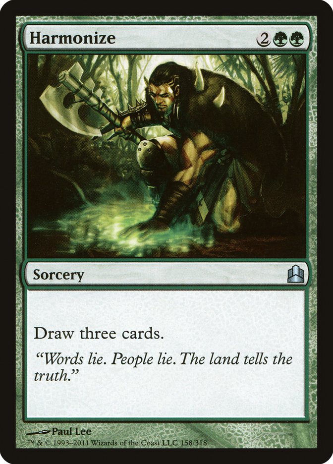 Harmonize [Commander 2011] | Card Merchant Takapuna