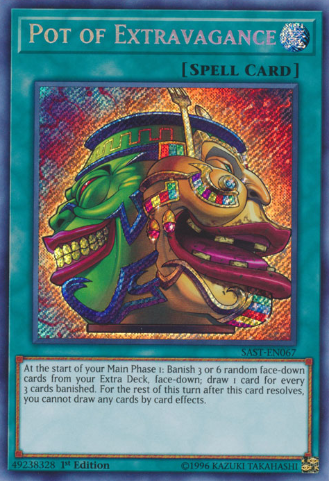 Pot of Extravagance [SAST-EN067] Secret Rare | Card Merchant Takapuna