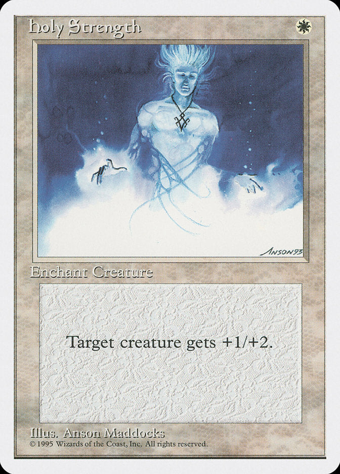 Holy Strength [Fourth Edition] | Card Merchant Takapuna