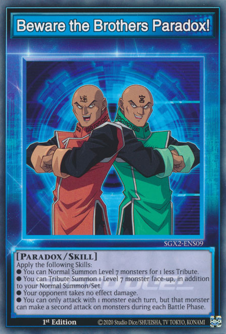 Beware the Brothers Paradox! [SGX2-ENS09] Common | Card Merchant Takapuna