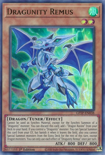 Dragunity Remus [GFTP-EN038] Ultra Rare | Card Merchant Takapuna