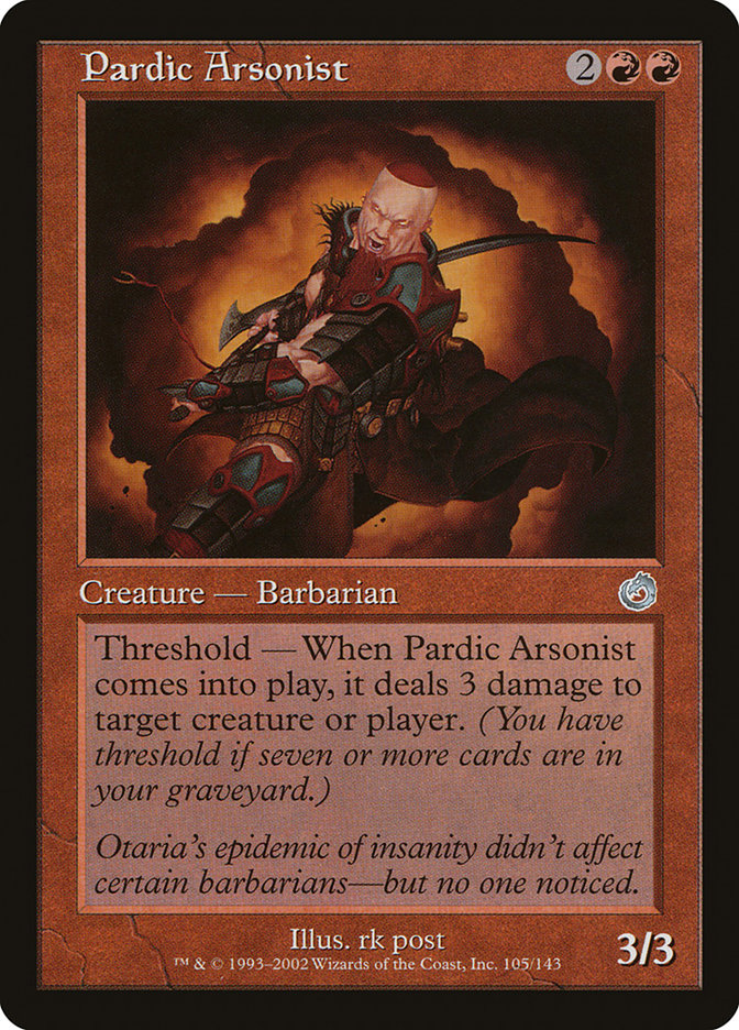 Pardic Arsonist [Torment] | Card Merchant Takapuna