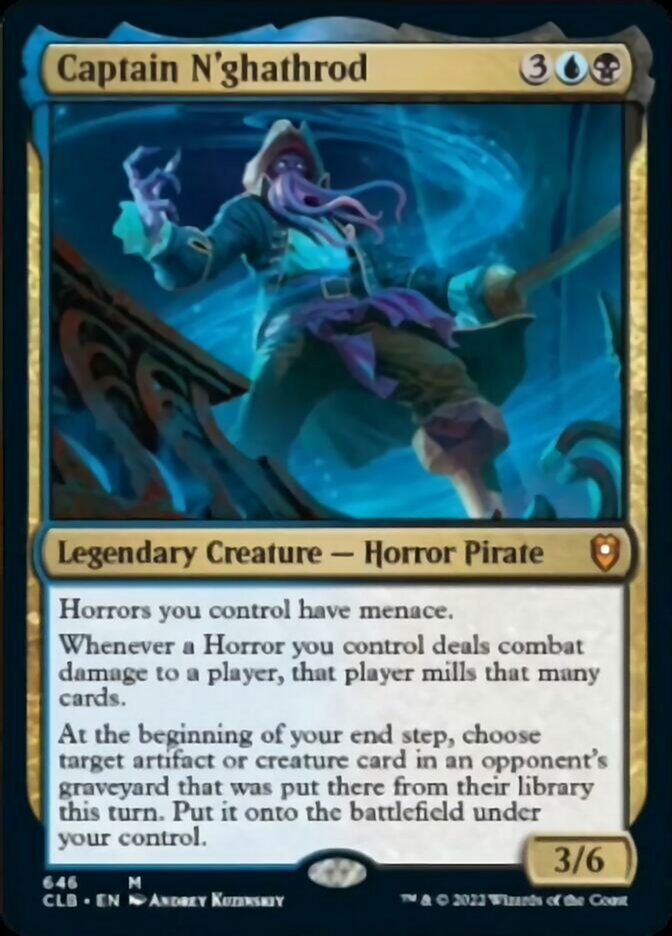 Captain N'ghathrod [Commander Legends: Battle for Baldur's Gate] | Card Merchant Takapuna