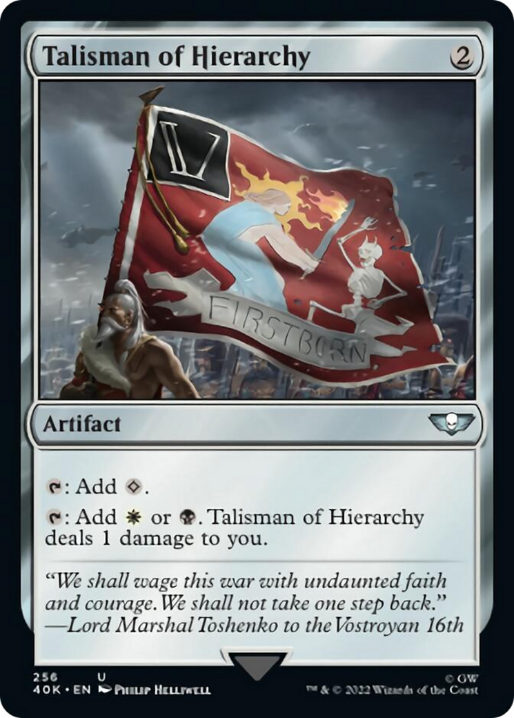 Talisman of Hierarchy [Warhammer 40,000] | Card Merchant Takapuna