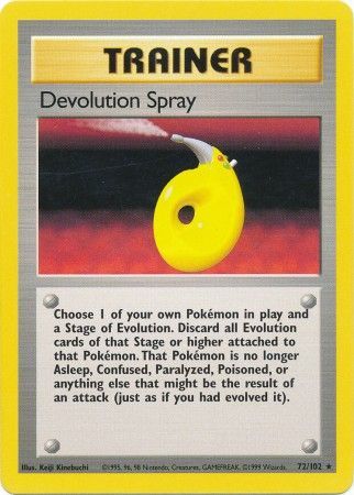 Devolution Spray (72/102) [Base Set Unlimited] | Card Merchant Takapuna