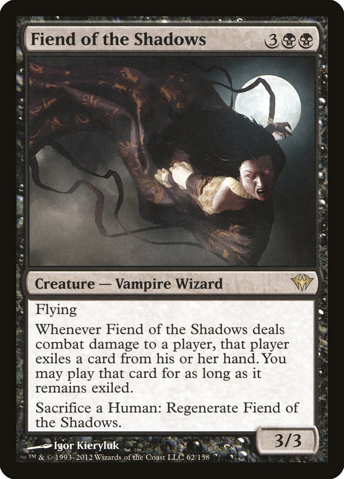 Fiend of the Shadows [Dark Ascension] | Card Merchant Takapuna