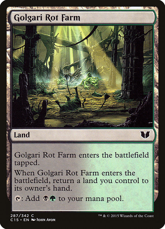 Golgari Rot Farm [Commander 2015] | Card Merchant Takapuna
