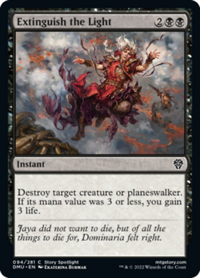 Extinguish the Light [Dominaria United] | Card Merchant Takapuna