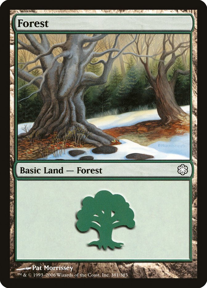 Forest (381) [Coldsnap Theme Decks] | Card Merchant Takapuna