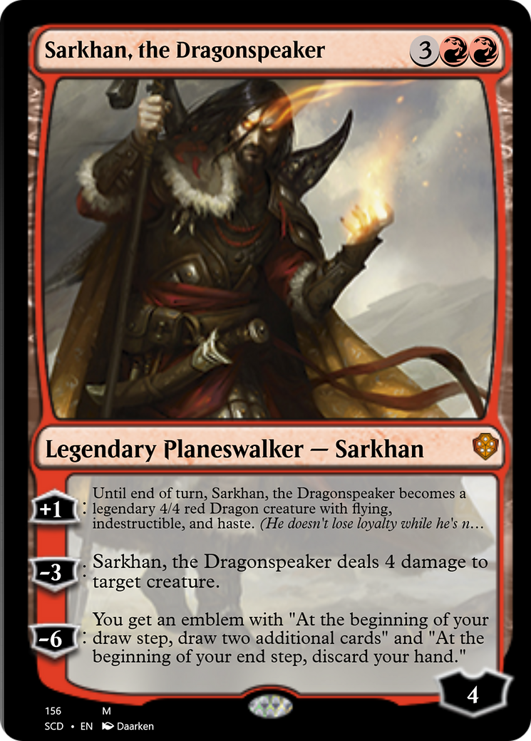 Sarkhan, the Dragonspeaker [Starter Commander Decks] | Card Merchant Takapuna