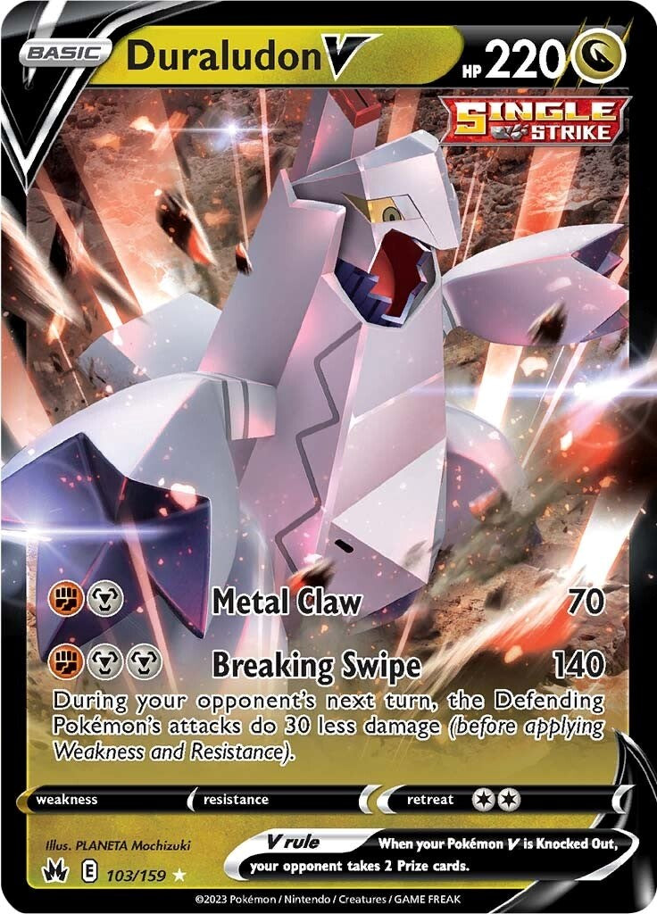 Duraludon V (103/159) [Sword & Shield: Crown Zenith] | Card Merchant Takapuna