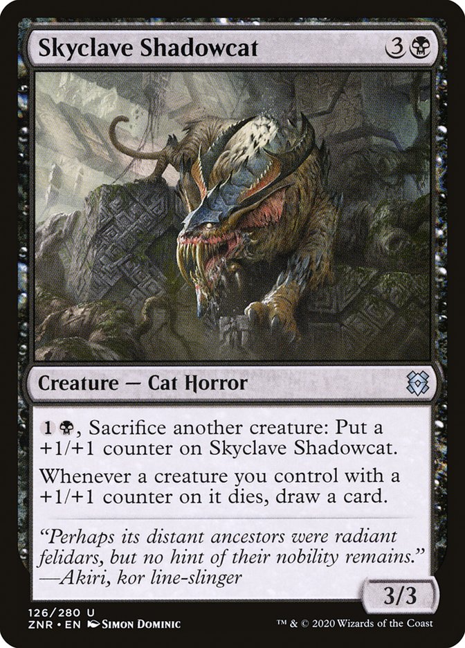 Skyclave Shadowcat [Zendikar Rising] | Card Merchant Takapuna