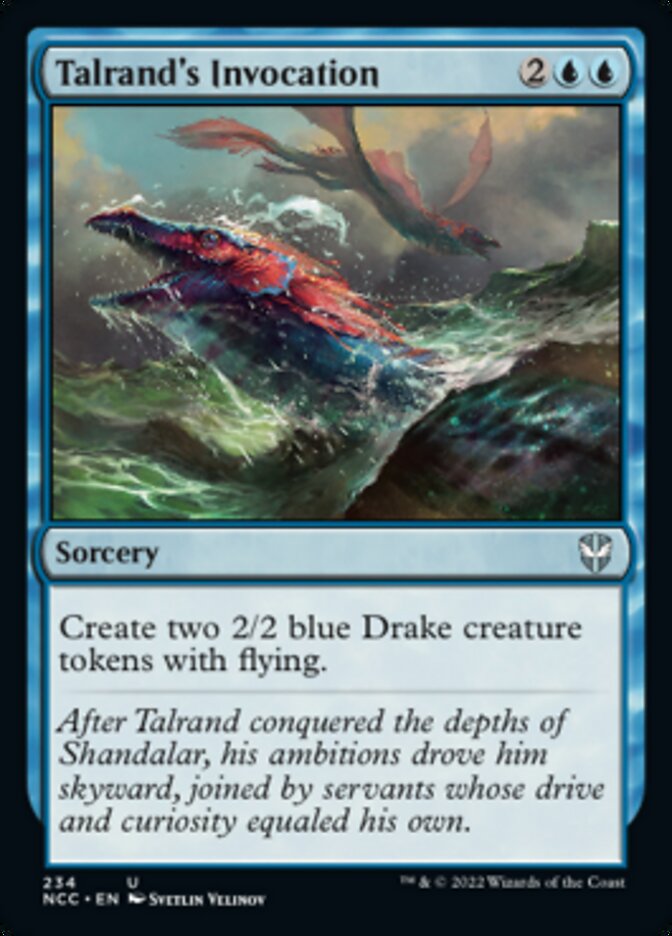 Talrand's Invocation [Streets of New Capenna Commander] | Card Merchant Takapuna
