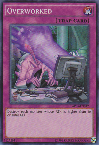 Overworked [AP05-EN012] Super Rare | Card Merchant Takapuna