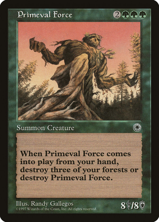 Primeval Force [Portal] | Card Merchant Takapuna