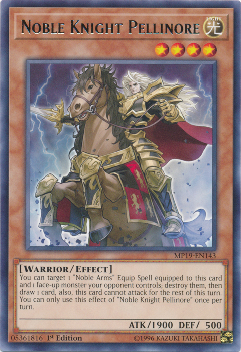 Noble Knight Pellinore [MP19-EN143] Rare | Card Merchant Takapuna
