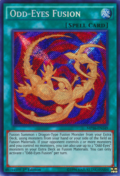 Odd-Eyes Fusion [MP16-EN149] Secret Rare | Card Merchant Takapuna