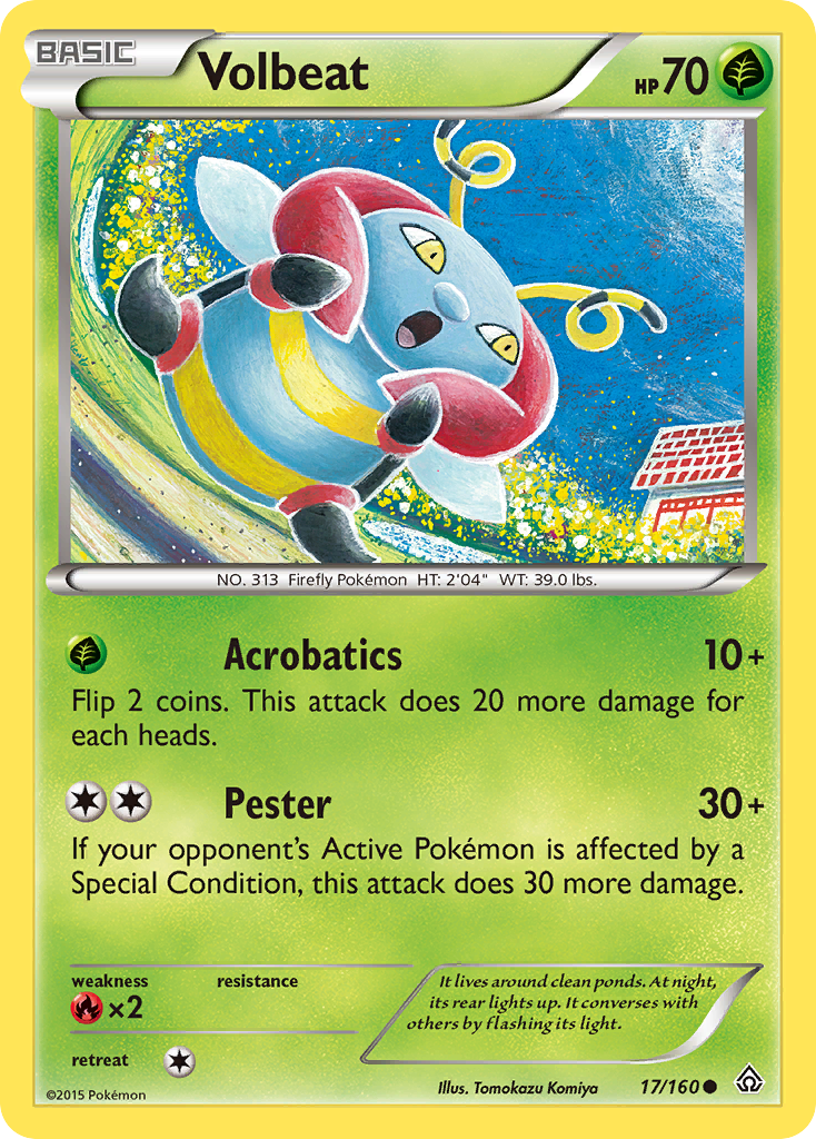 Volbeat (17/160) [XY: Primal Clash] | Card Merchant Takapuna