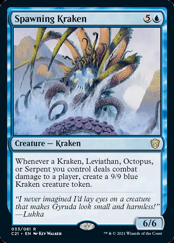 Spawning Kraken [Commander 2021] | Card Merchant Takapuna