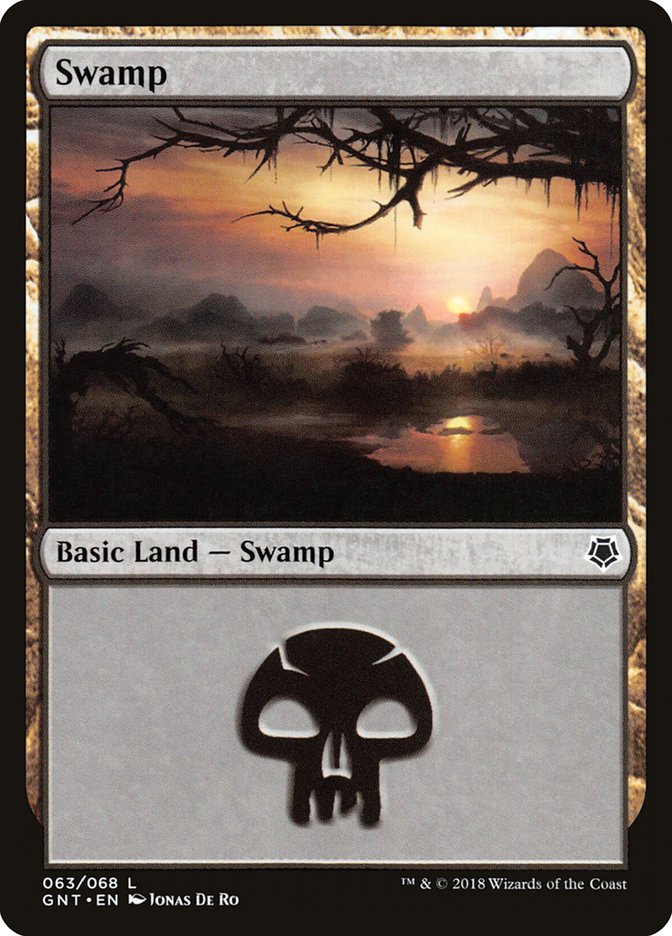 Swamp (63) [Game Night 2018] | Card Merchant Takapuna