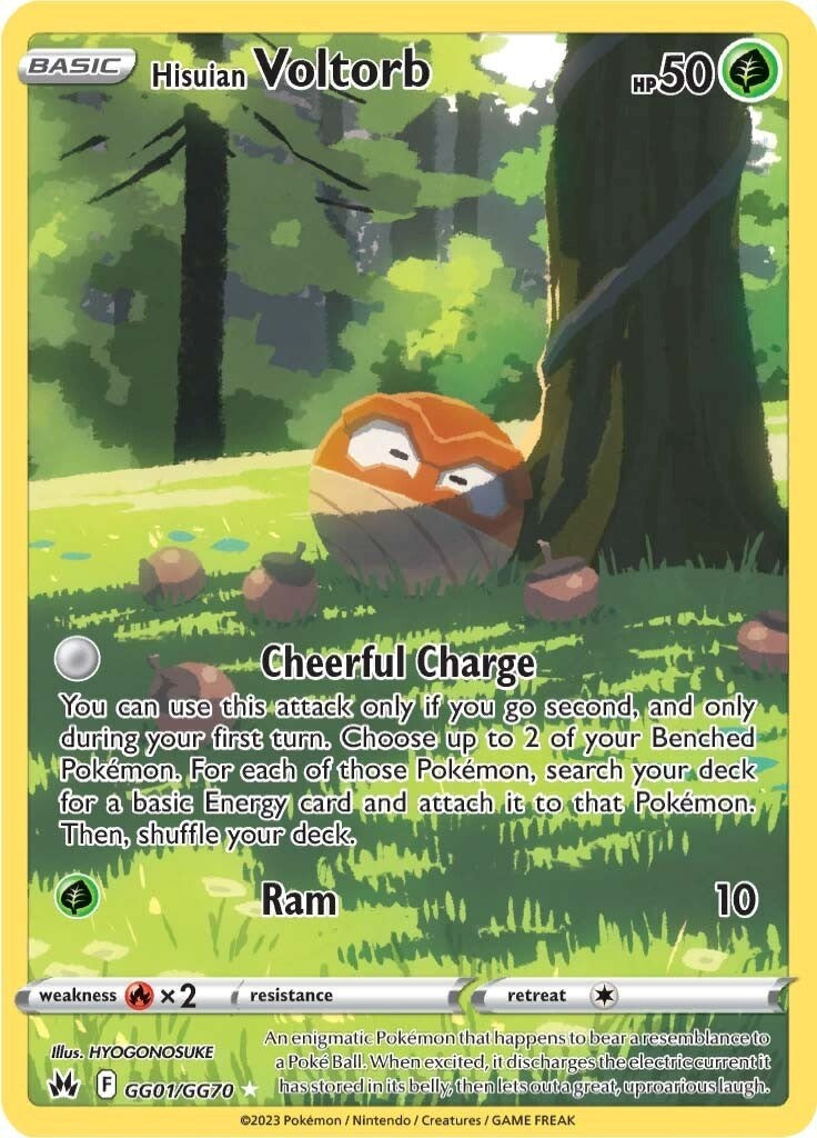 Hisuian Voltorb (GG01/GG70) [Sword & Shield: Crown Zenith] | Card Merchant Takapuna