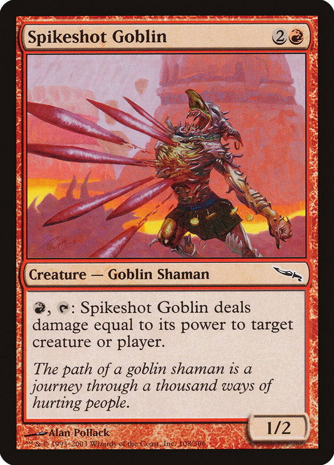 Spikeshot Goblin [Mirrodin] | Card Merchant Takapuna