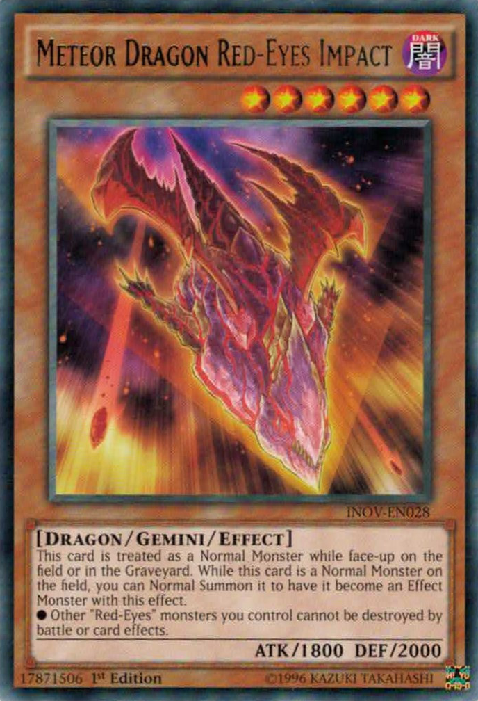 Meteor Dragon Red-Eyes Impact [INOV-EN028] Rare | Card Merchant Takapuna