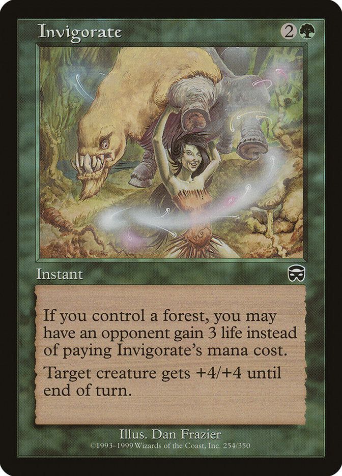 Invigorate [Mercadian Masques] | Card Merchant Takapuna