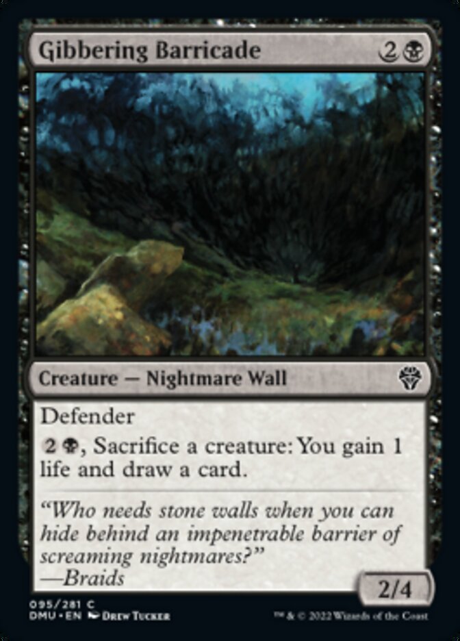 Gibbering Barricade [Dominaria United] | Card Merchant Takapuna