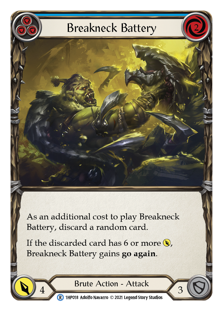 Breakneck Battery (Blue) [1HP018] (History Pack 1) | Card Merchant Takapuna