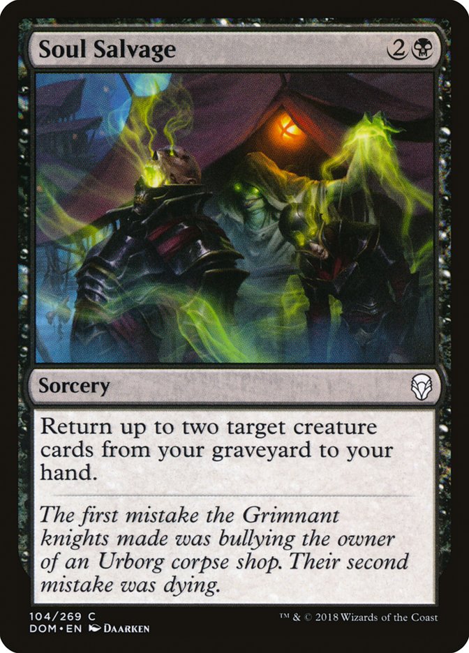 Soul Salvage [Dominaria] | Card Merchant Takapuna