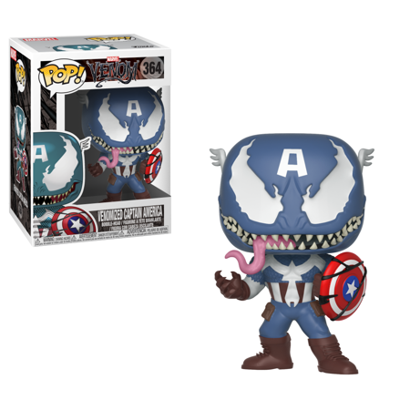 Venom - Venomized Captain America Pop! 364 | Card Merchant Takapuna