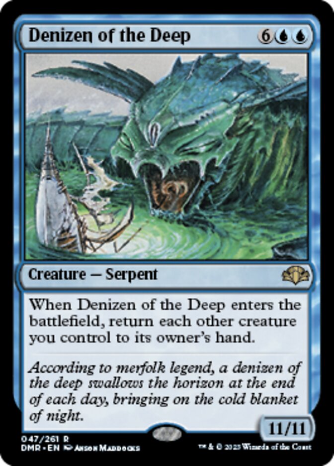 Denizen of the Deep [Dominaria Remastered] | Card Merchant Takapuna