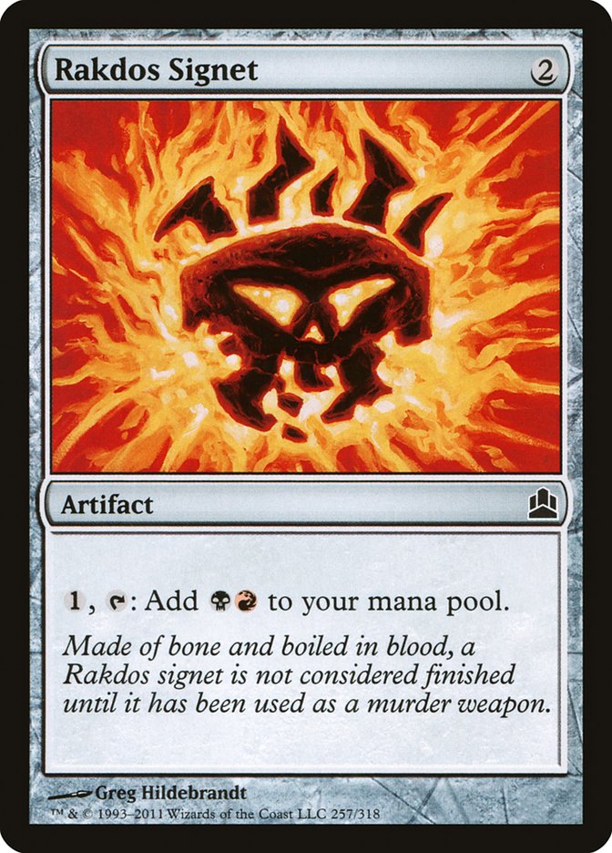 Rakdos Signet [Commander 2011] | Card Merchant Takapuna