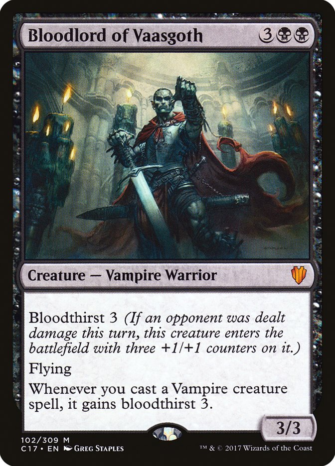 Bloodlord of Vaasgoth [Commander 2017] | Card Merchant Takapuna