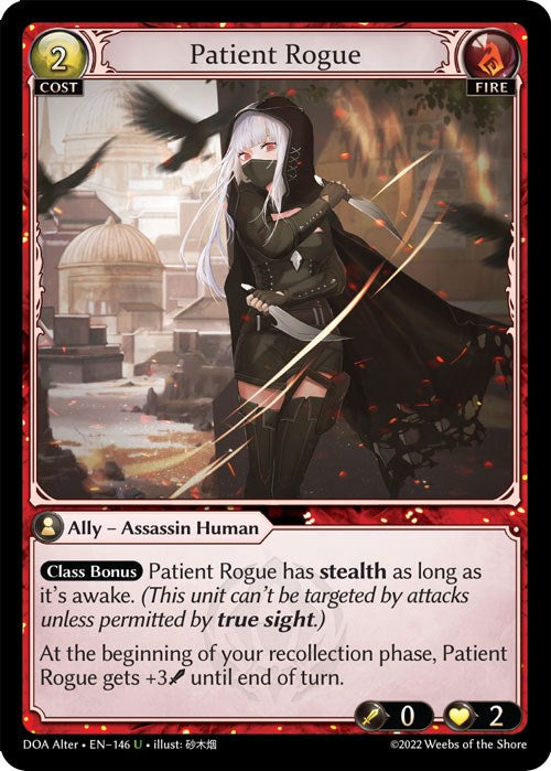 Patient Rogue (146) [Dawn of Ashes: Alter Edition] | Card Merchant Takapuna