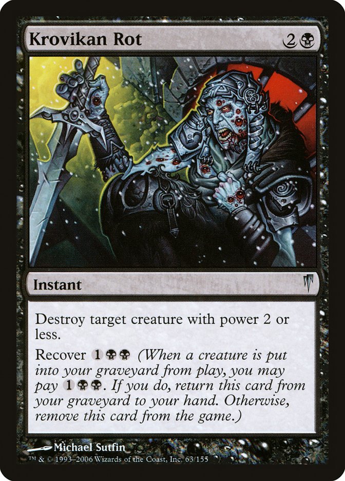 Krovikan Rot [Coldsnap] | Card Merchant Takapuna