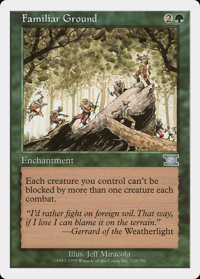 Familiar Ground [Classic Sixth Edition] | Card Merchant Takapuna