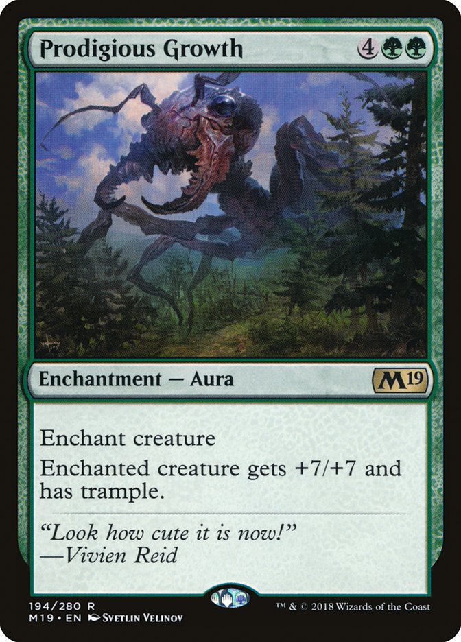 Prodigious Growth [Core Set 2019] | Card Merchant Takapuna