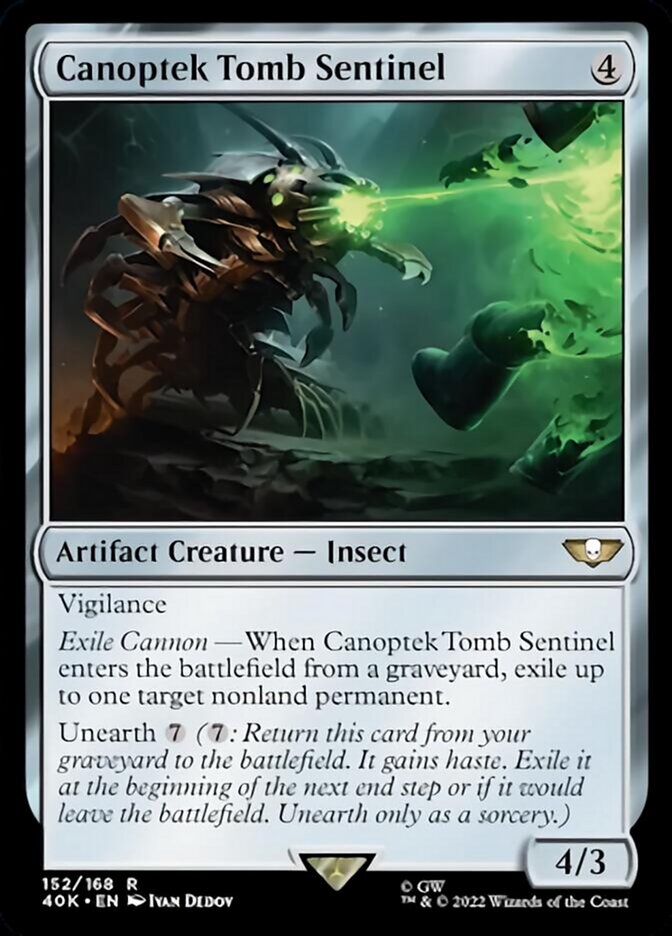 Canoptek Tomb Sentinel (Surge Foil) [Warhammer 40,000] | Card Merchant Takapuna
