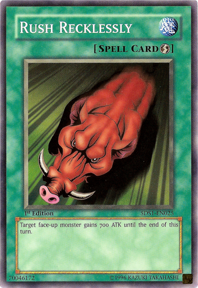 Rush Recklessly [5DS1-EN025] Common | Card Merchant Takapuna