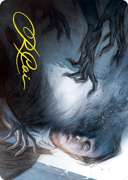 Dread Fugue Art Card (Gold-Stamped Signature) [Innistrad: Crimson Vow Art Series] | Card Merchant Takapuna