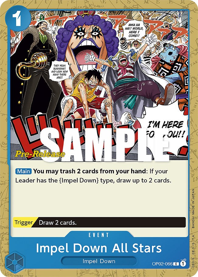 Impel Down All Stars [Paramount War Pre-Release Cards] | Card Merchant Takapuna