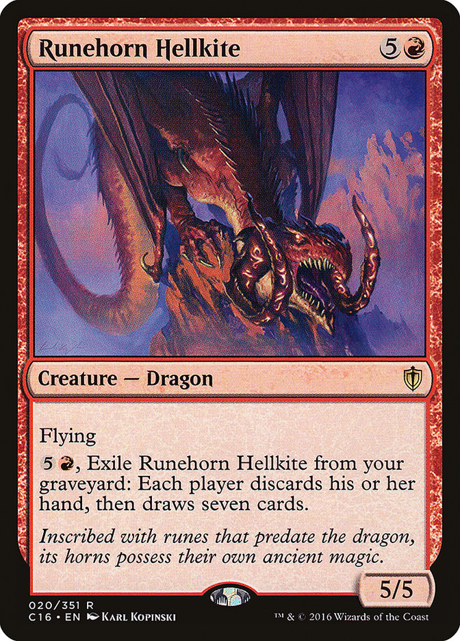 Runehorn Hellkite [Commander 2016] | Card Merchant Takapuna