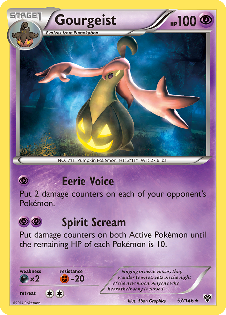 Gourgeist (57/146) [XY: Base Set] | Card Merchant Takapuna