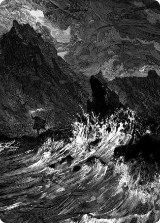 Island Art Card [Innistrad: Midnight Hunt Art Series] | Card Merchant Takapuna