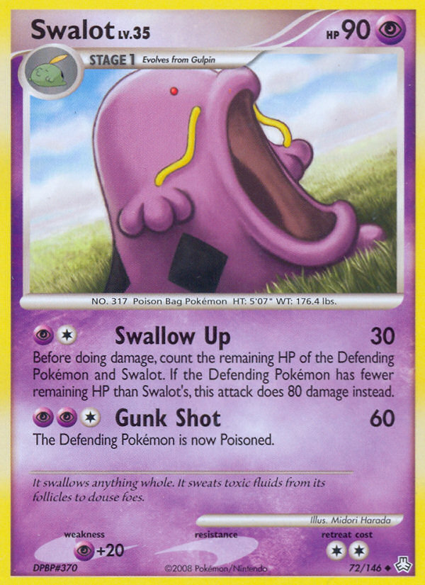 Swalot (72/146) [Diamond & Pearl: Legends Awakened] | Card Merchant Takapuna