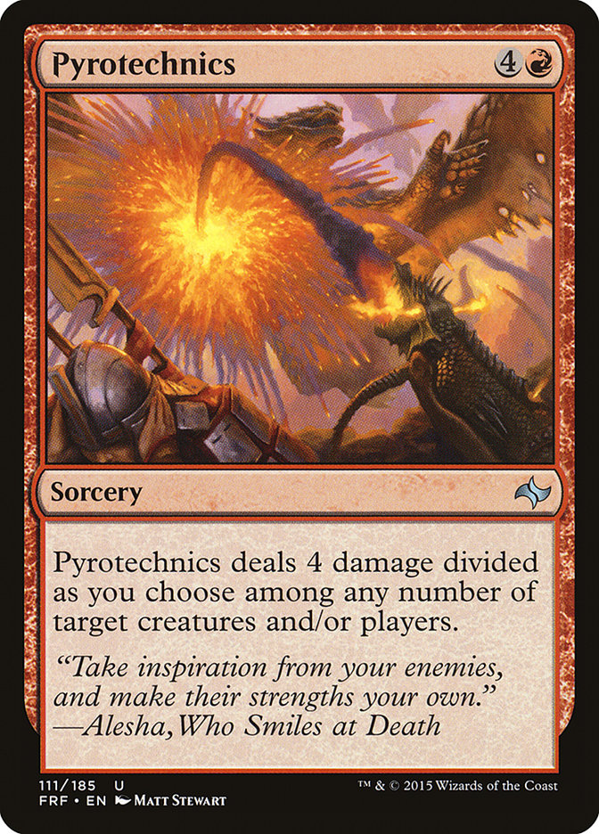 Pyrotechnics [Fate Reforged] | Card Merchant Takapuna