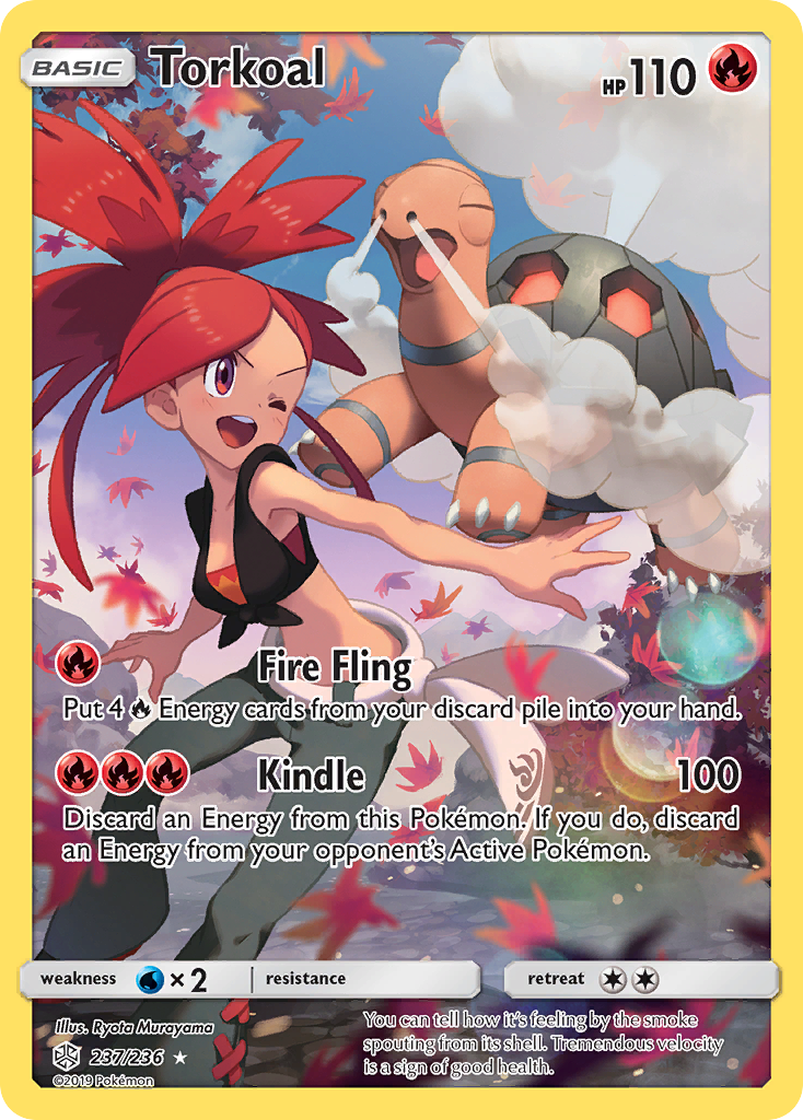 Torkoal (237/236) [Sun & Moon: Cosmic Eclipse] | Card Merchant Takapuna