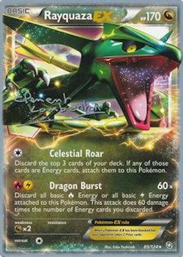 Rayquaza EX (85/124) (Anguille Sous Roche - Clement Lamberton) [World Championships 2013] | Card Merchant Takapuna
